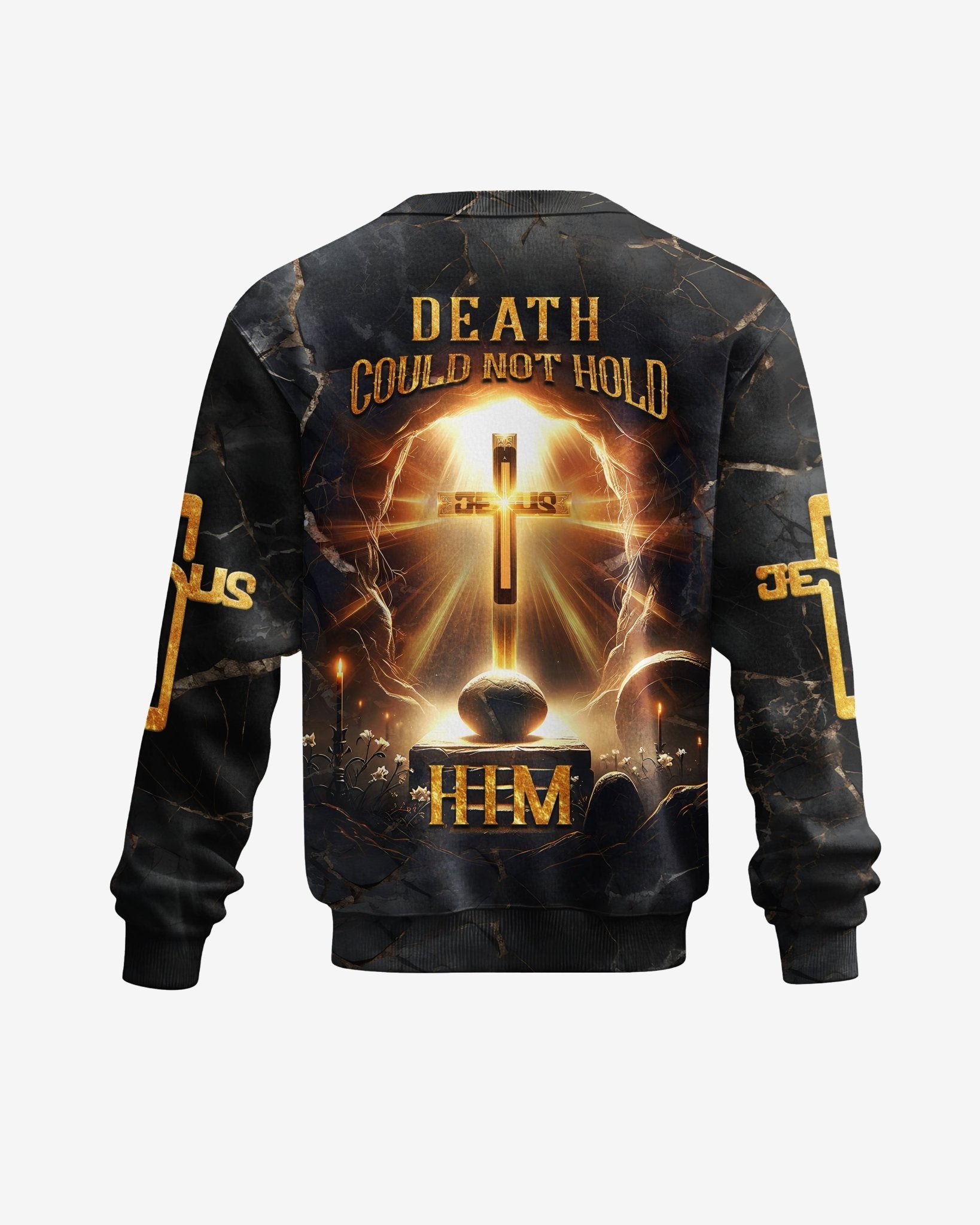 Death Could Not Hold Him All Over Print Sweater