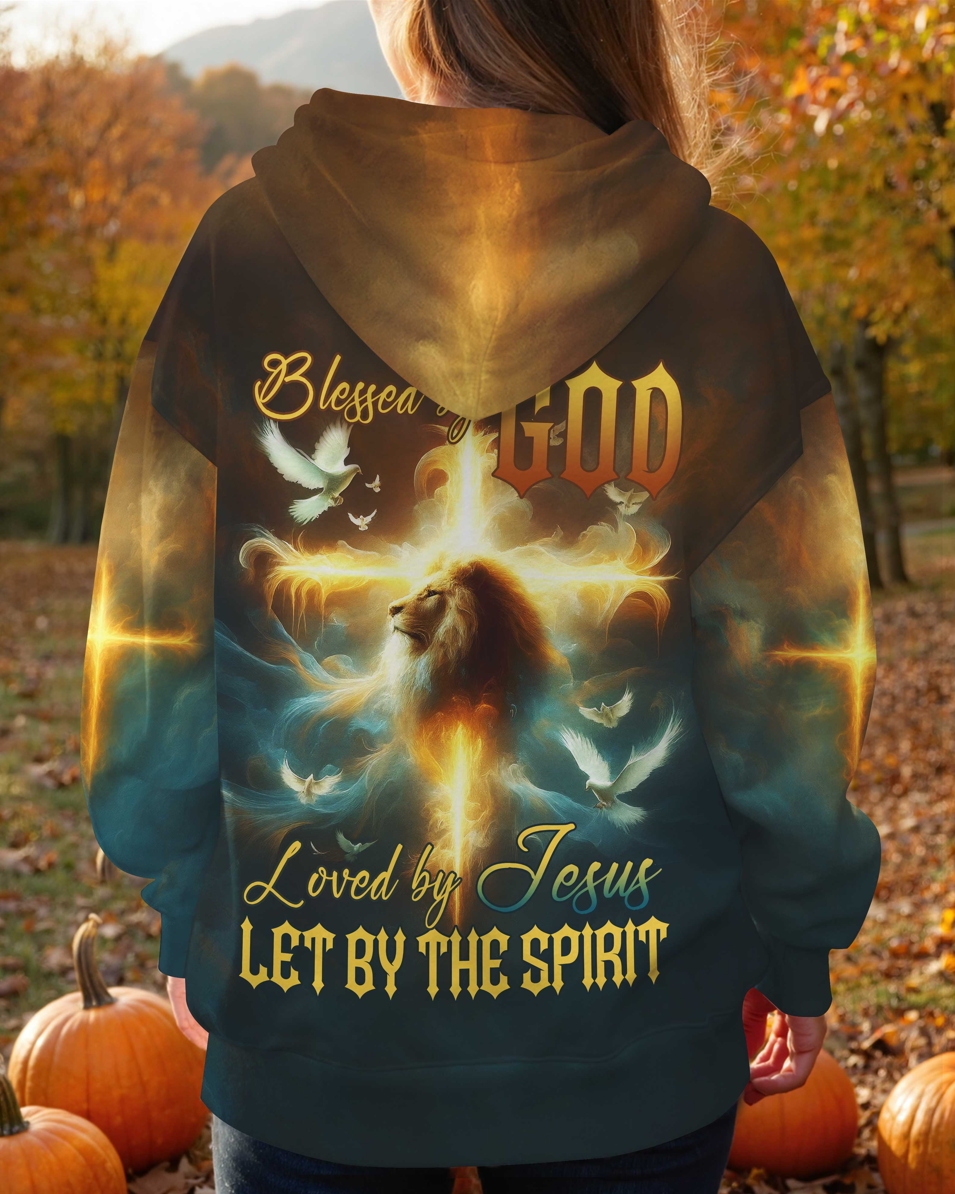 Blessed By God Loved By Jesus Let By The Spirit Shirt