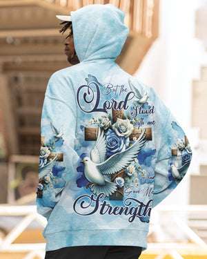 Lord Stood With Me And Gave Me Strength All Over Print Zip Hoodie