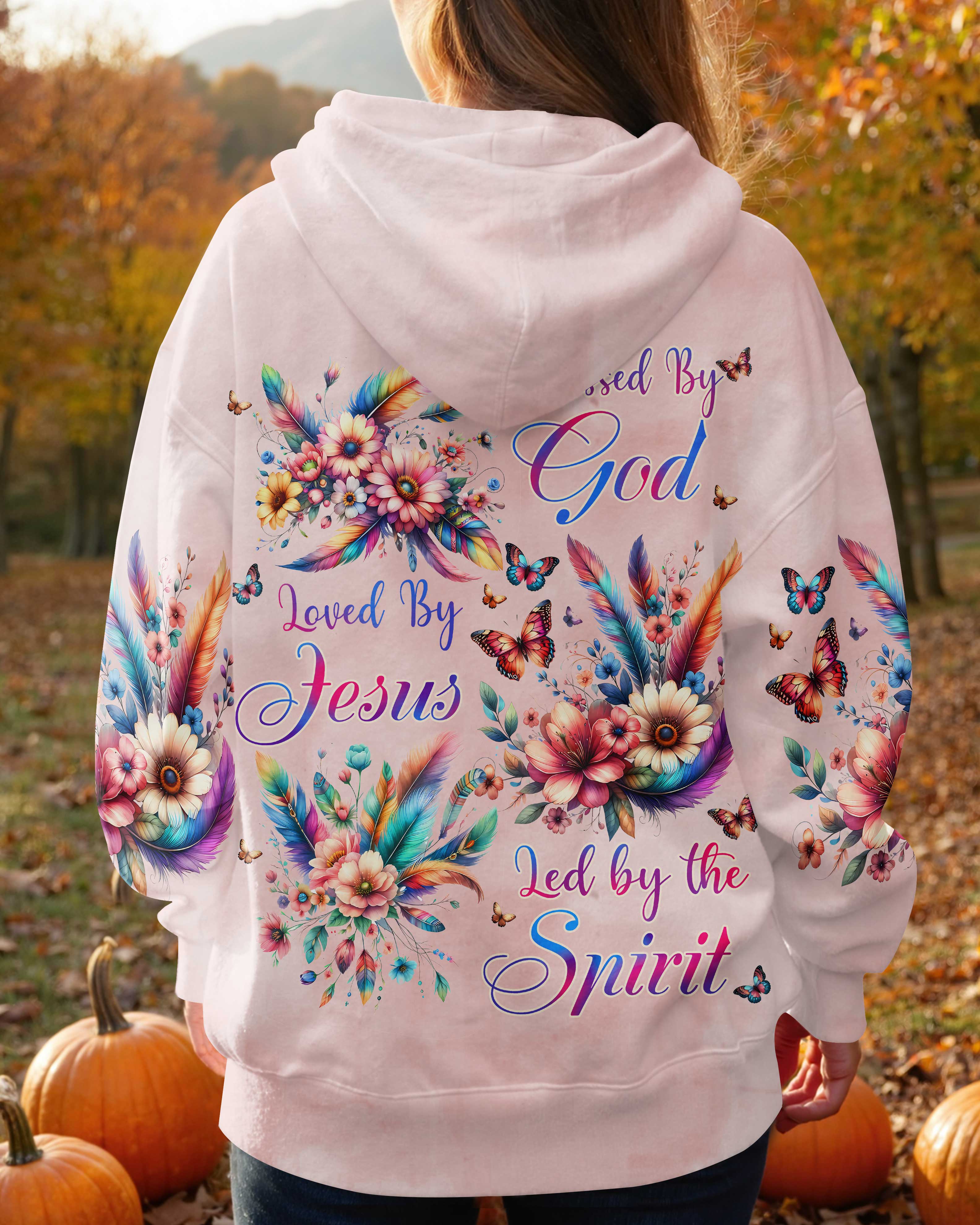 Blessed By God Loved By Jesus Led by the Spirit Shirts