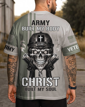 Army Built My Body All Over Print T-Shirt