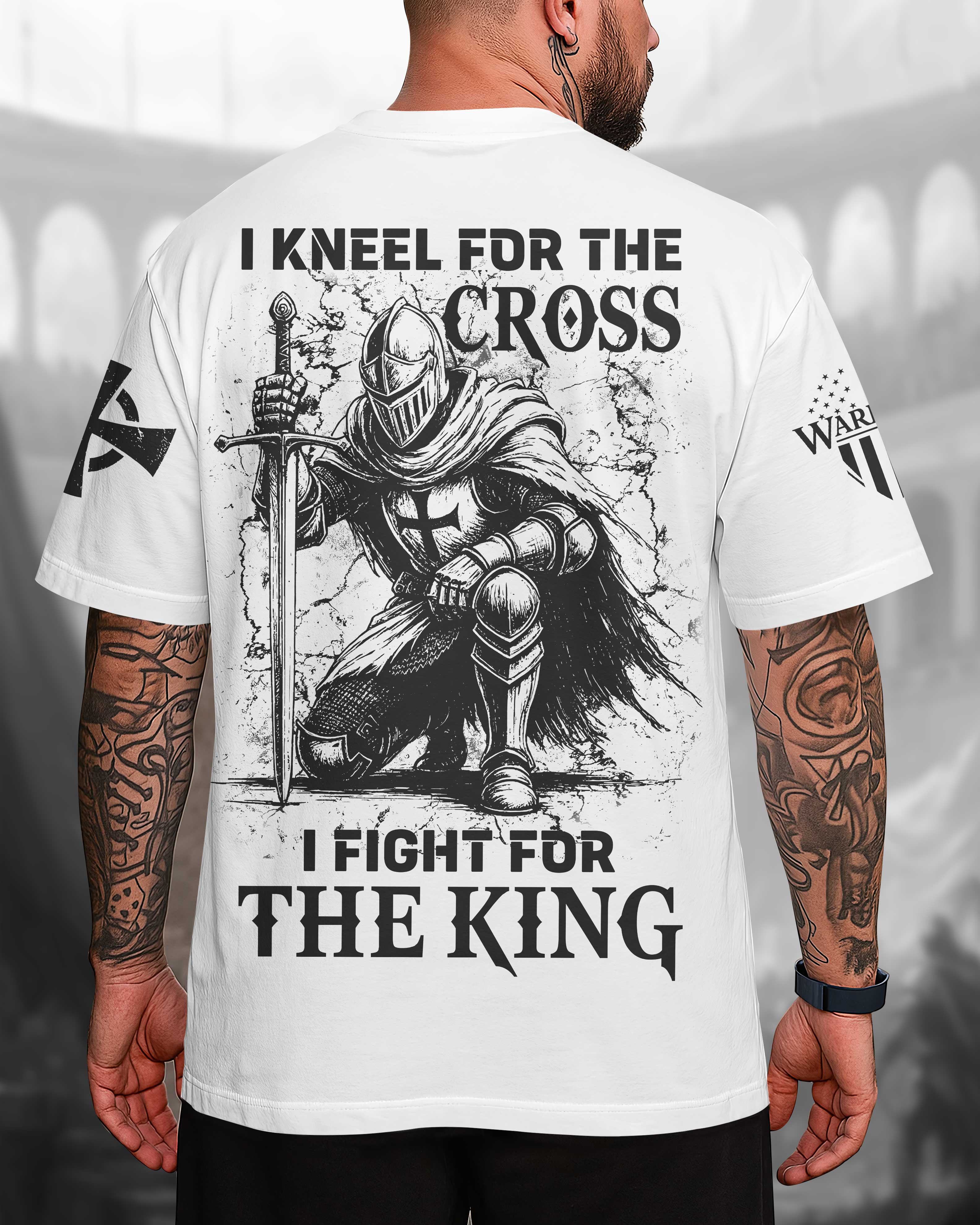I Kneel For The Cross I Fight For The King Shirt