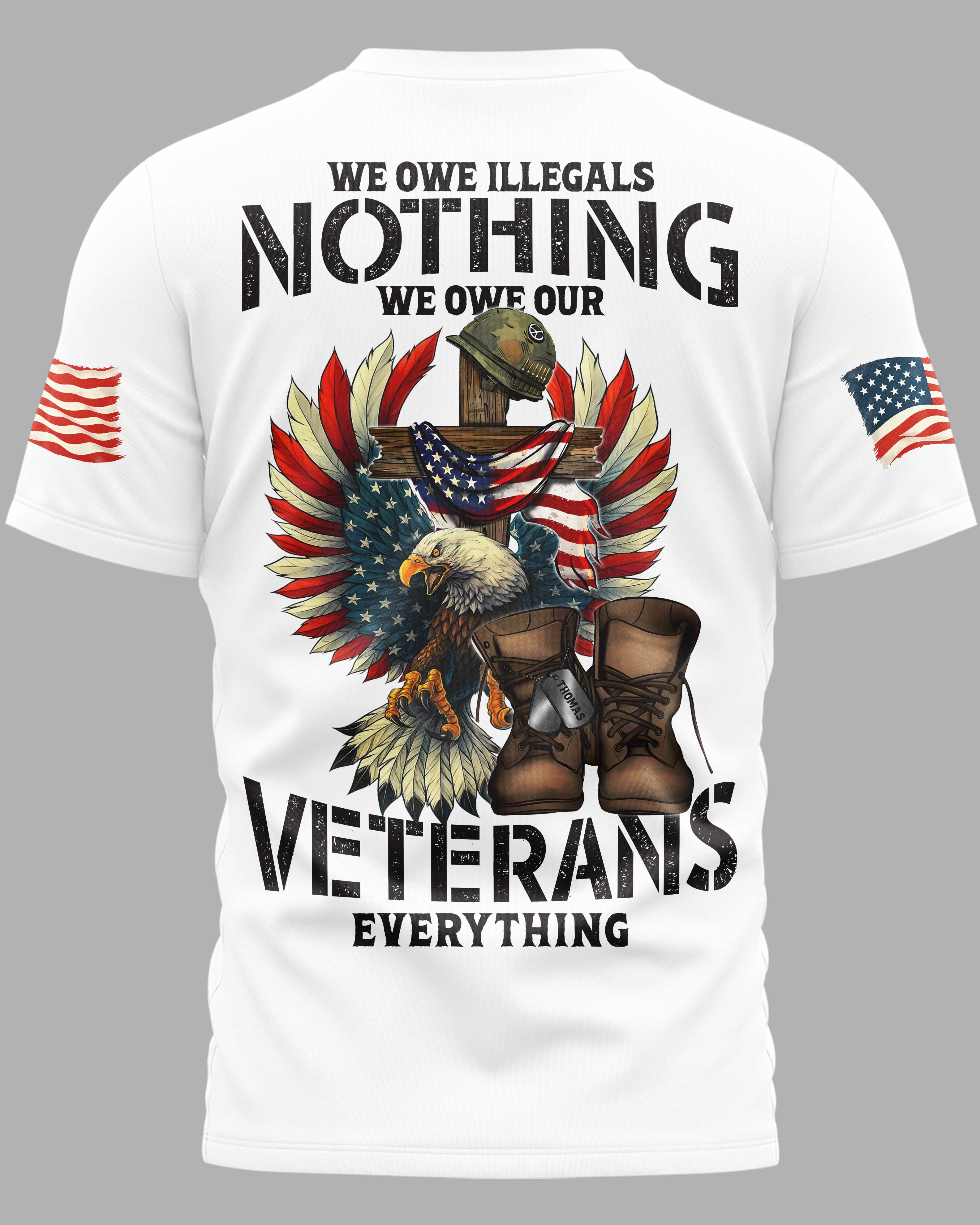 We Owe Illegals Nothing All Over Print T-Shirt