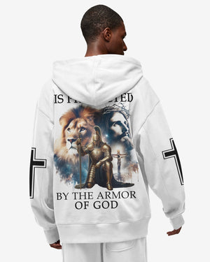 My Soul Is Protected By The Armor Of God All Over Print Zip Hoodie