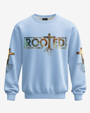 Woman Of Faith Rooted In Christ All Over Print Sweater