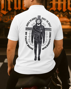 Ashes To Ashes Dust To Dust All Over Print Polo