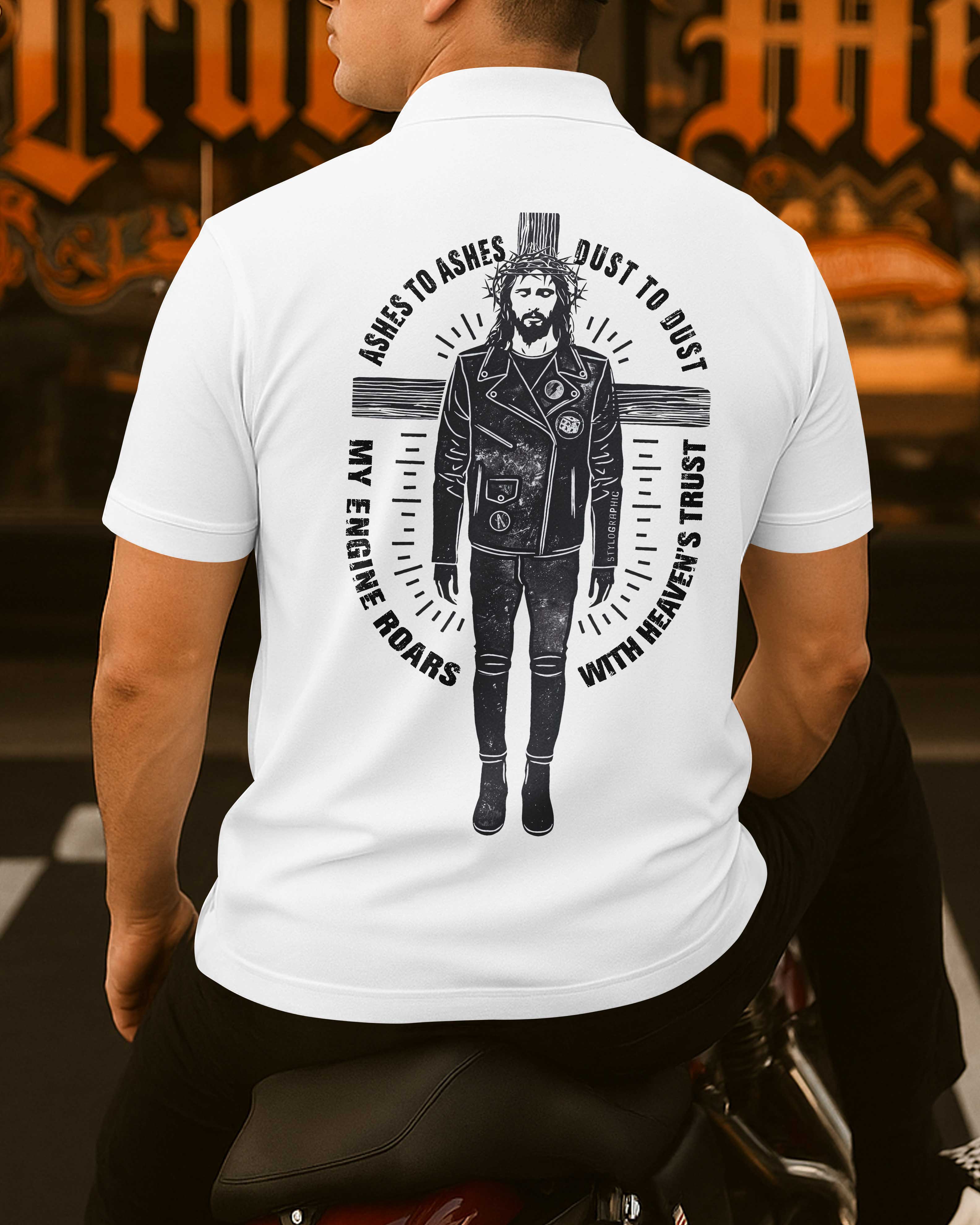 Ashes To Ashes Dust To Dust All Over Print Polo