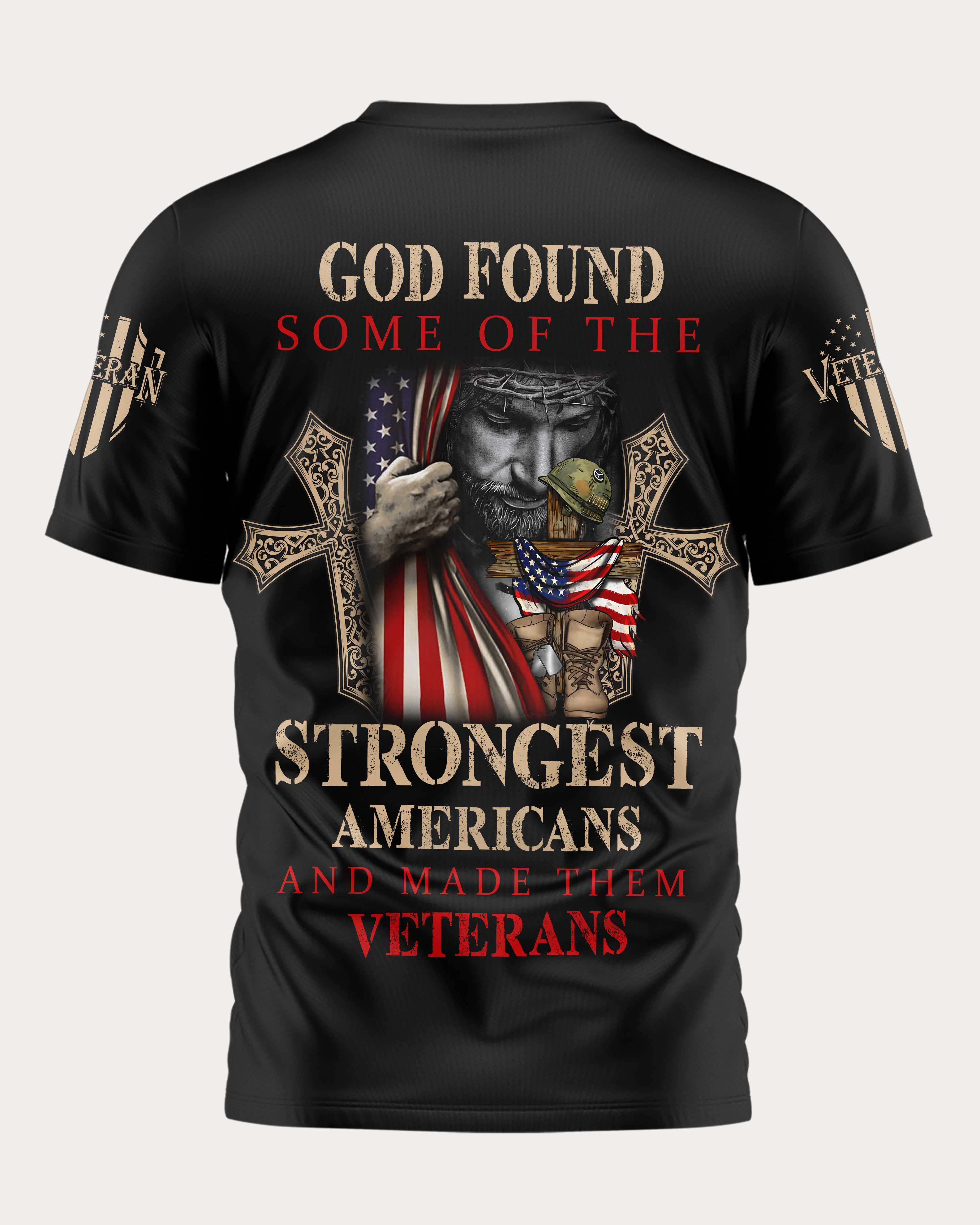God Found Some Of The Strongest Americans T-Shirt