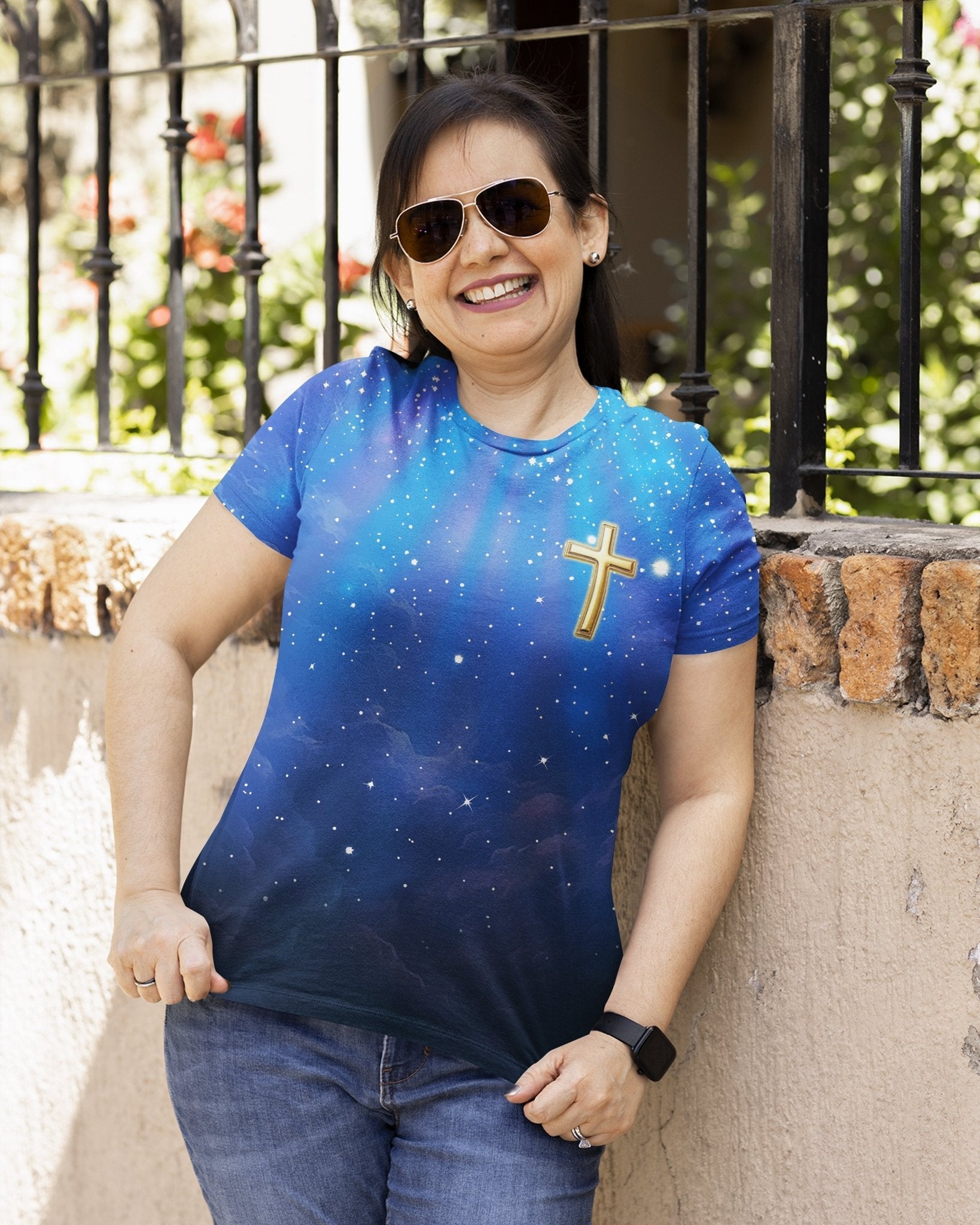 Faith Can Move Mountains All Over Print T-shirt