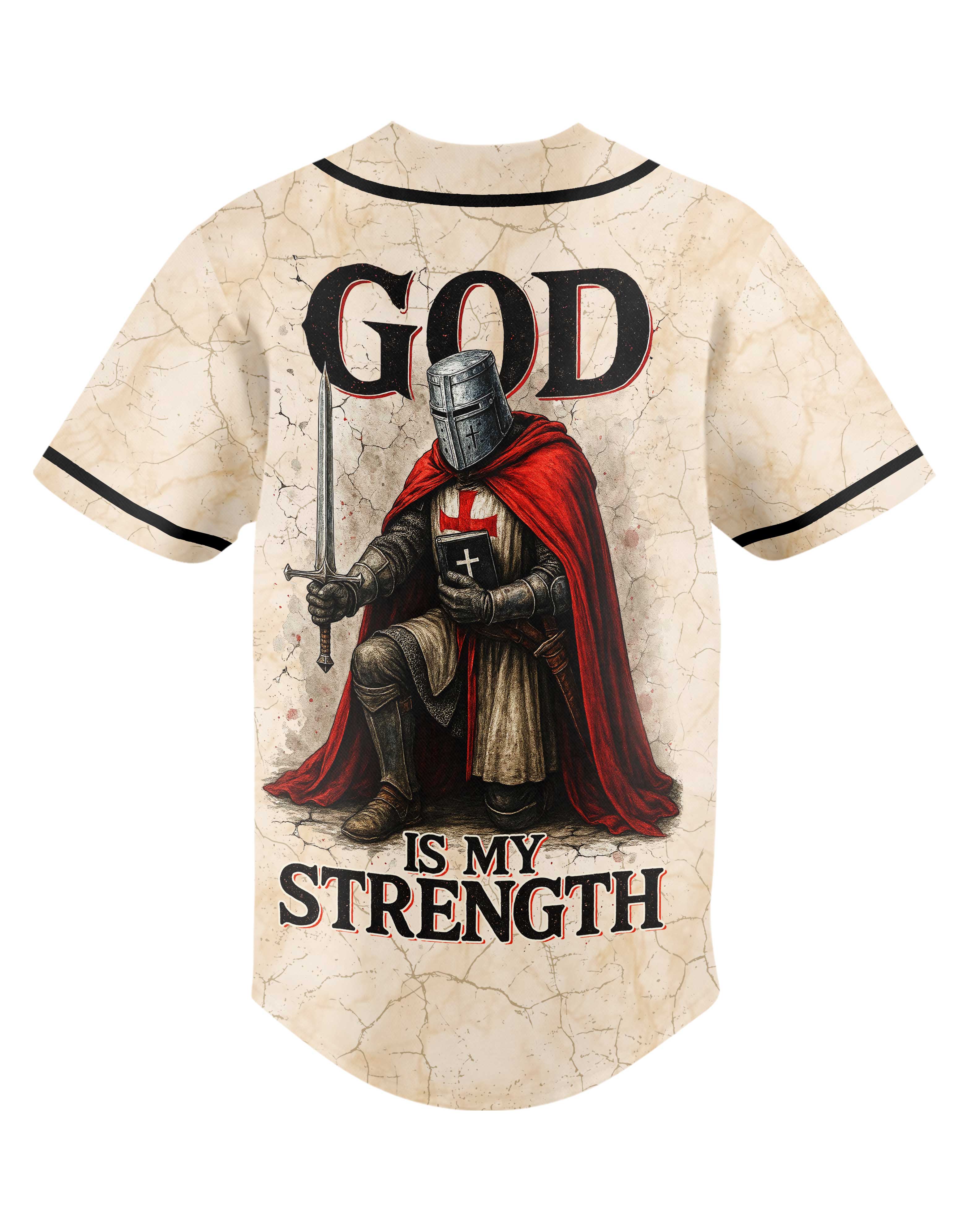 God Is My Strength All Over Print Jersey
