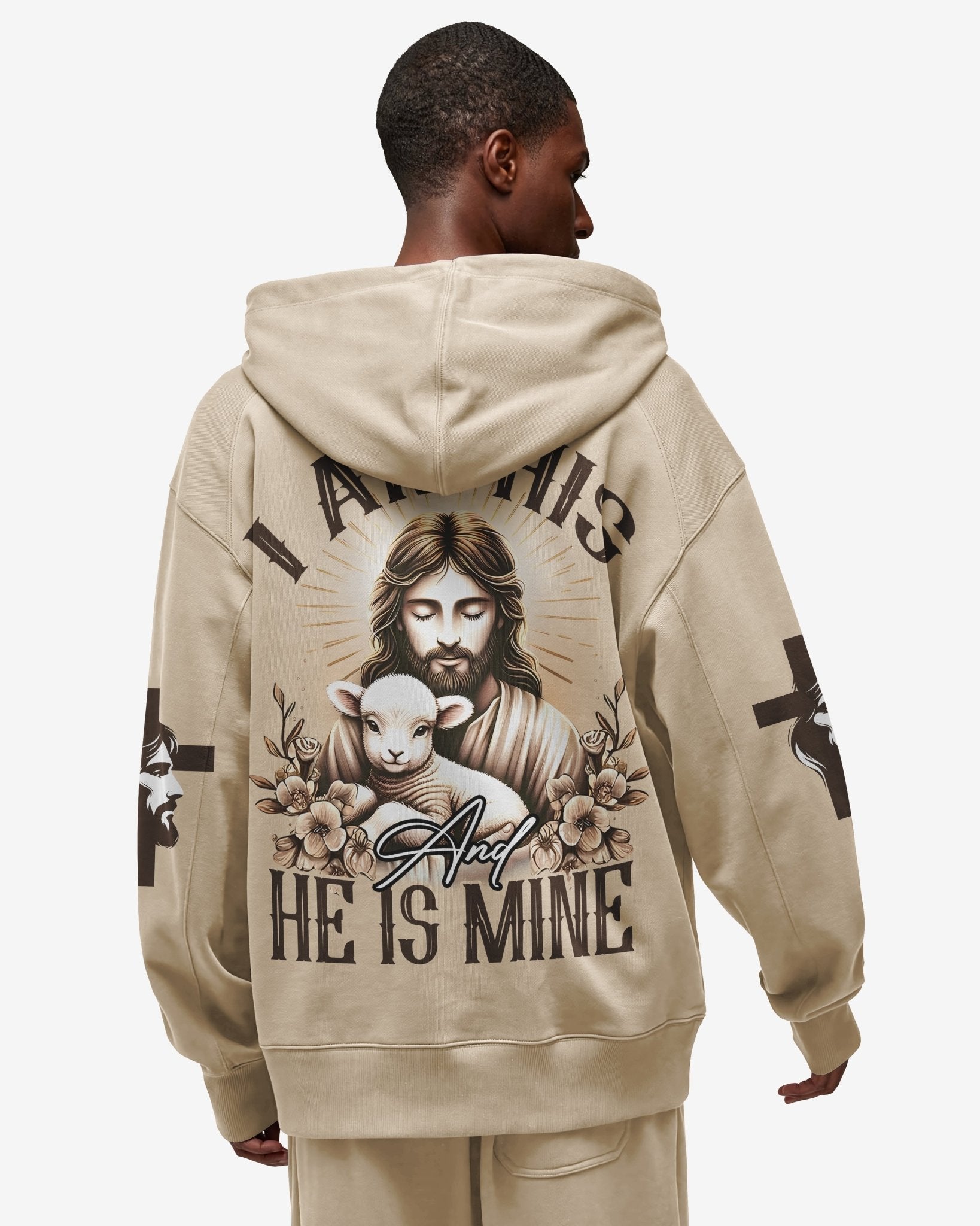 I Am His And He Is Mine All Over Print Zip Hoodie