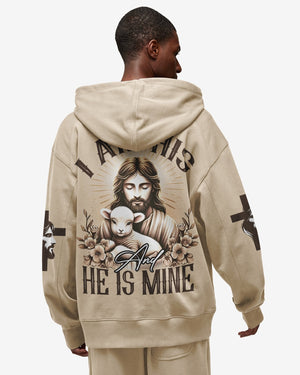 I Am His And He Is Mine All Over Print Zip Hoodie