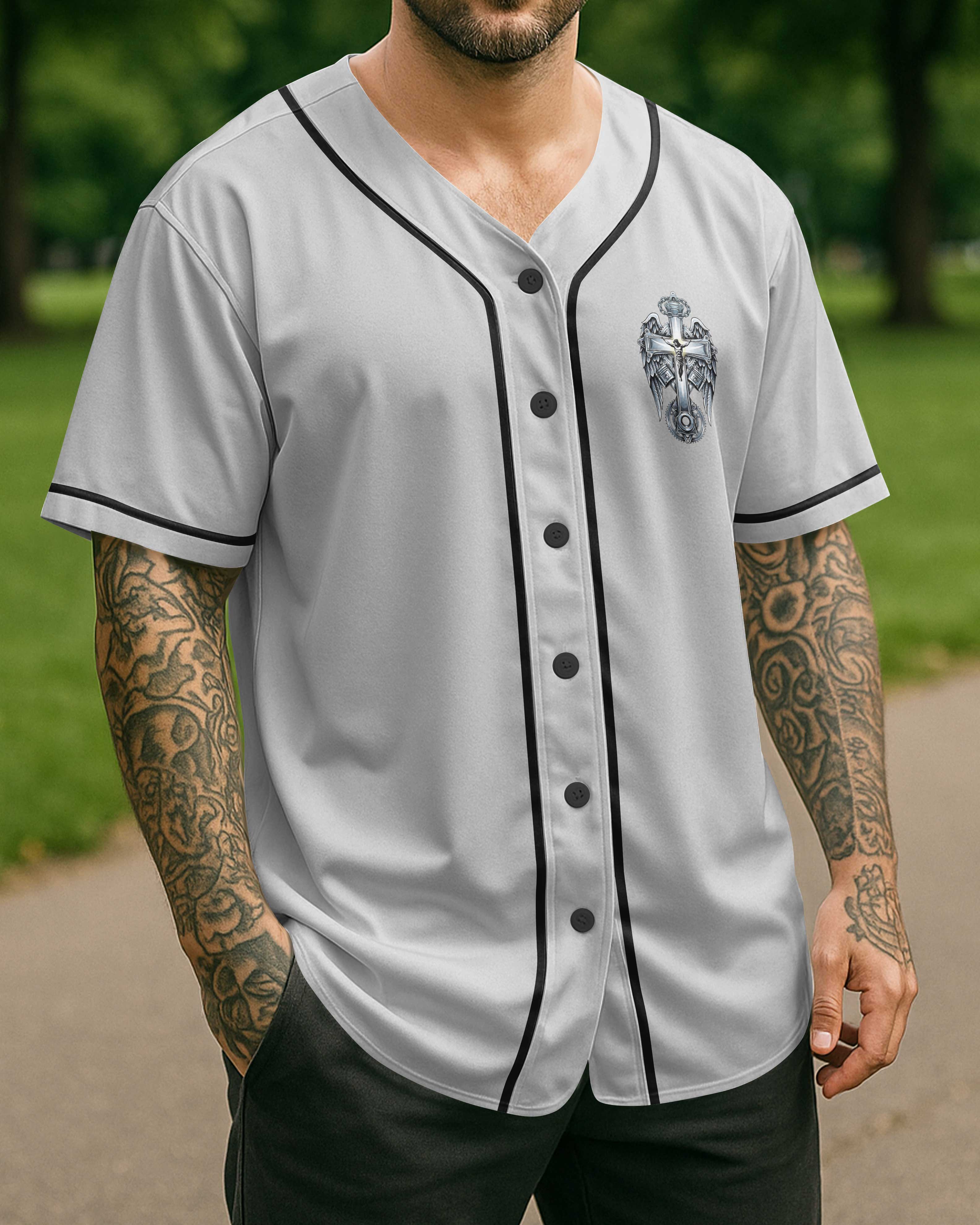 I Am A Simple Man I Like Motorcycles And Believe In Jesus Jersey