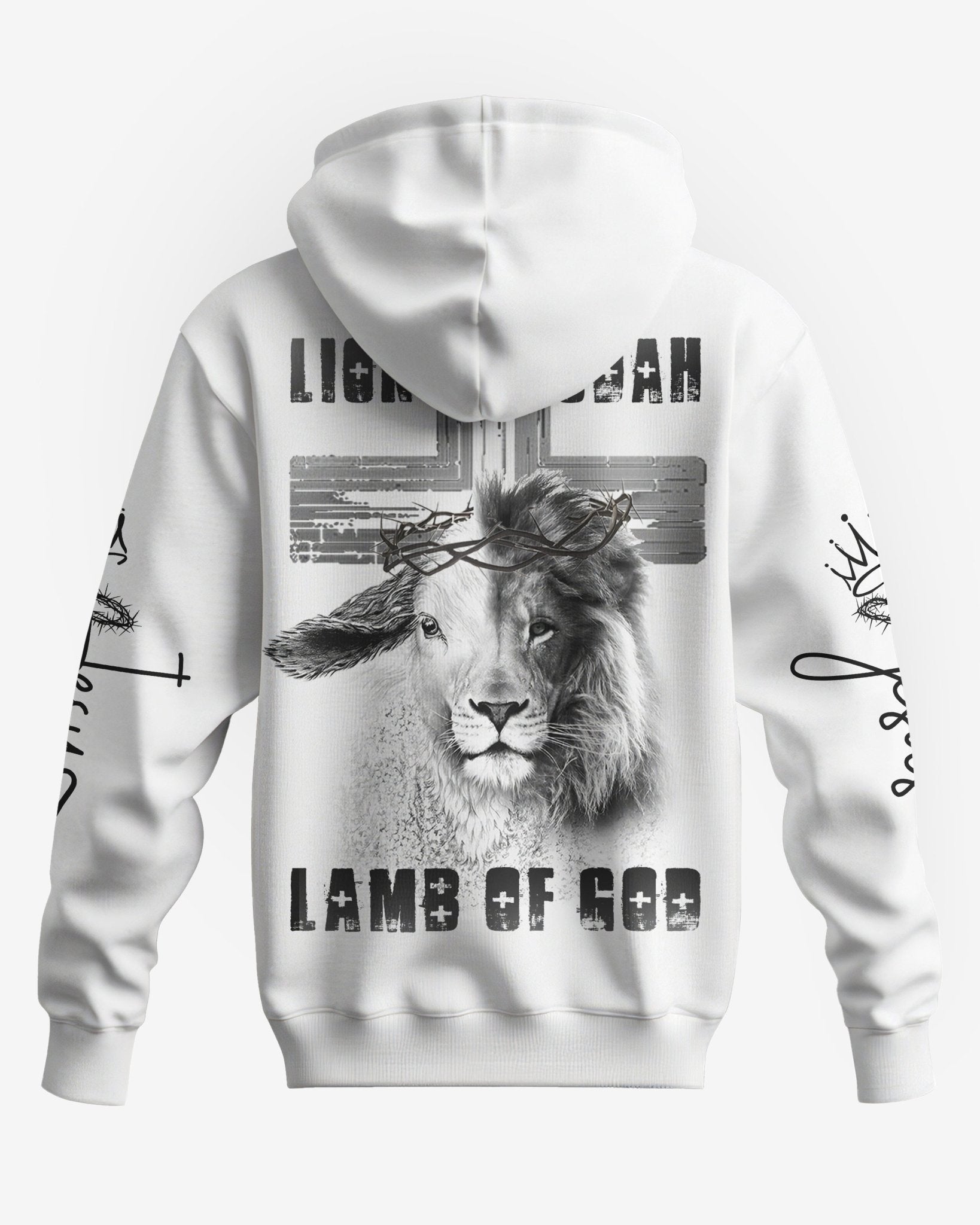 Lion Of Judah Lamb Of God All Over Print Zip Hoodie