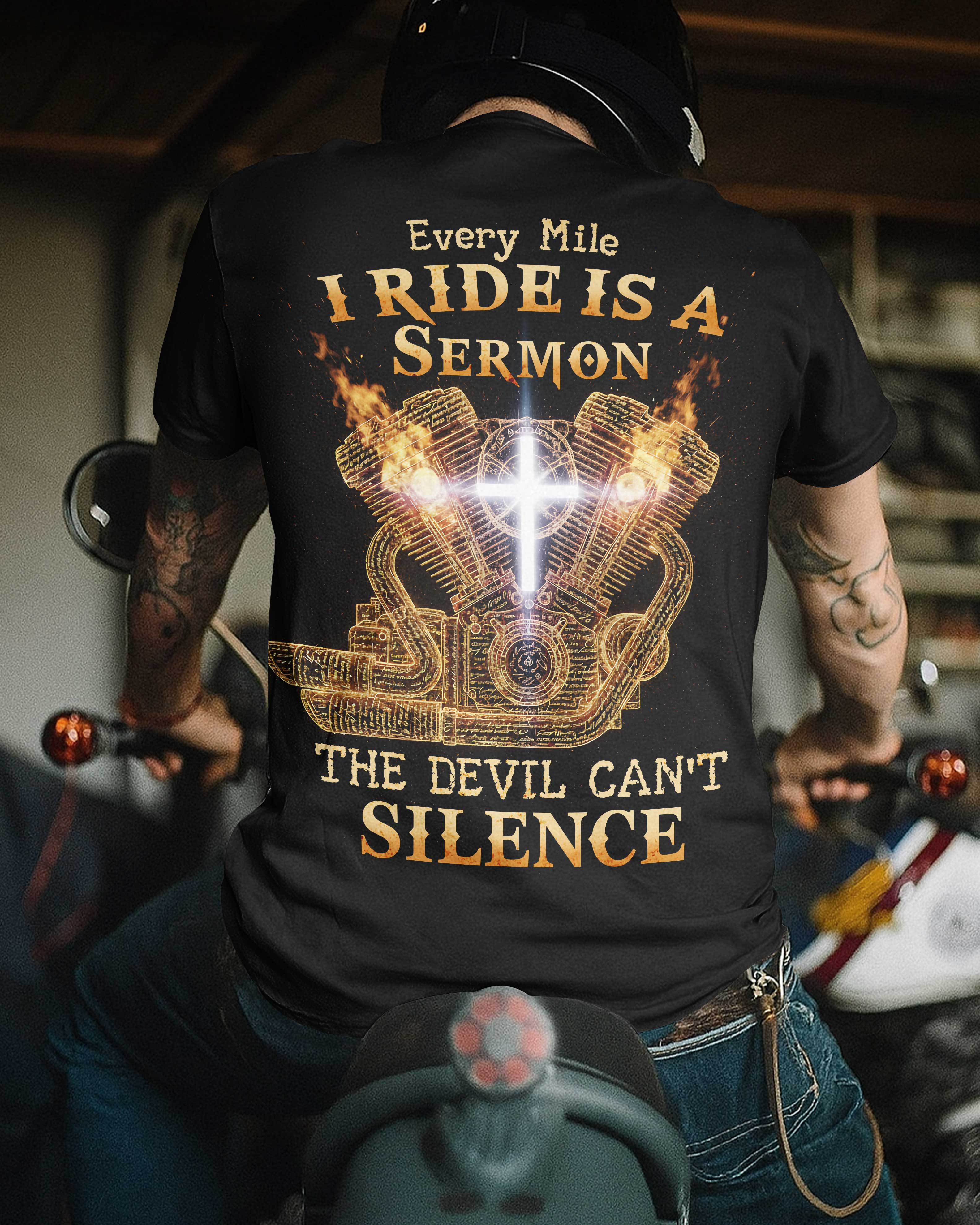 Every Mile I Ride All Over Print T-Shirt