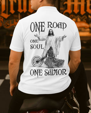 One Road All Over Print Polo