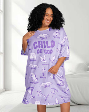 Child Of God All Over Print Sleep Tee