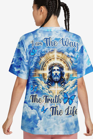 I Am The Way The Truth The Life All Over Print T-shirt