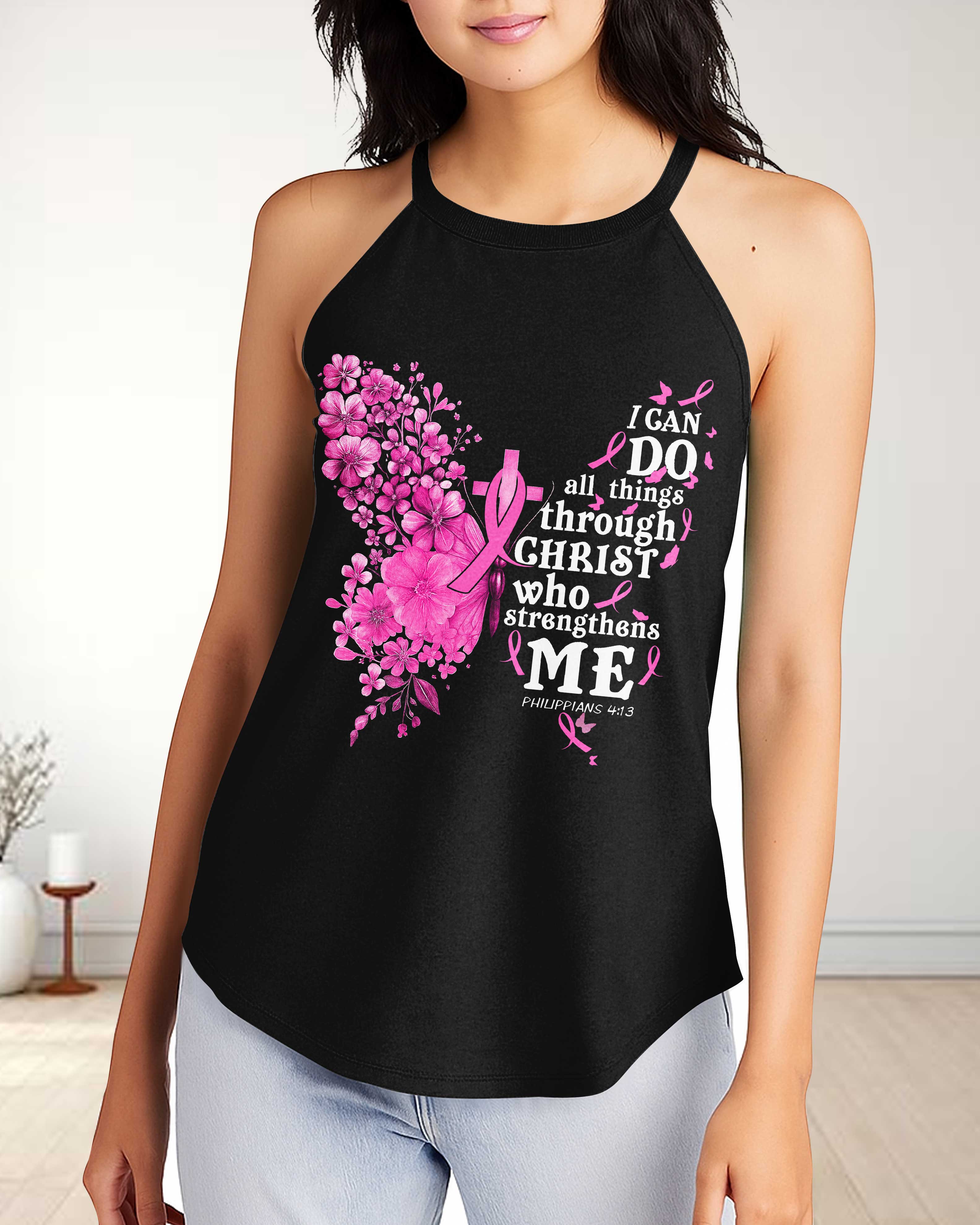 I Can Do All Things Through Christ Rocker Tank Top