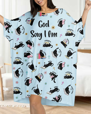 God Say I Am All Over Print Sleep Tee