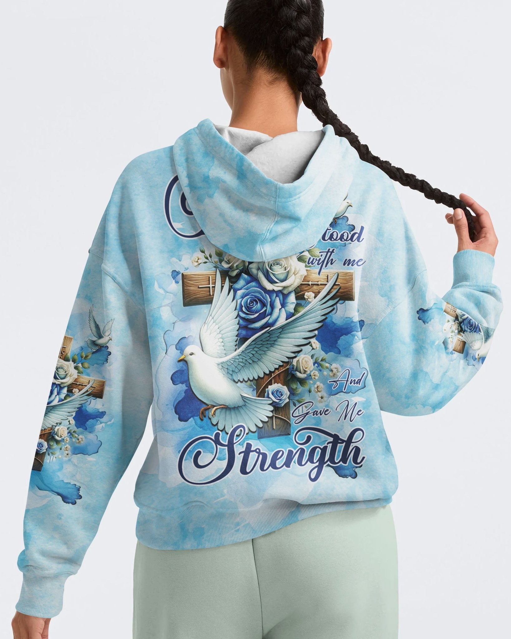 Lord Stood With Me And Gave Me Strength All Over Print Hoodie