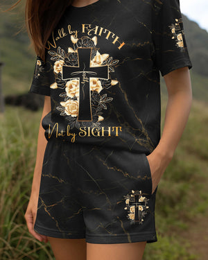 Walk By Sight All Over Print Summer Set