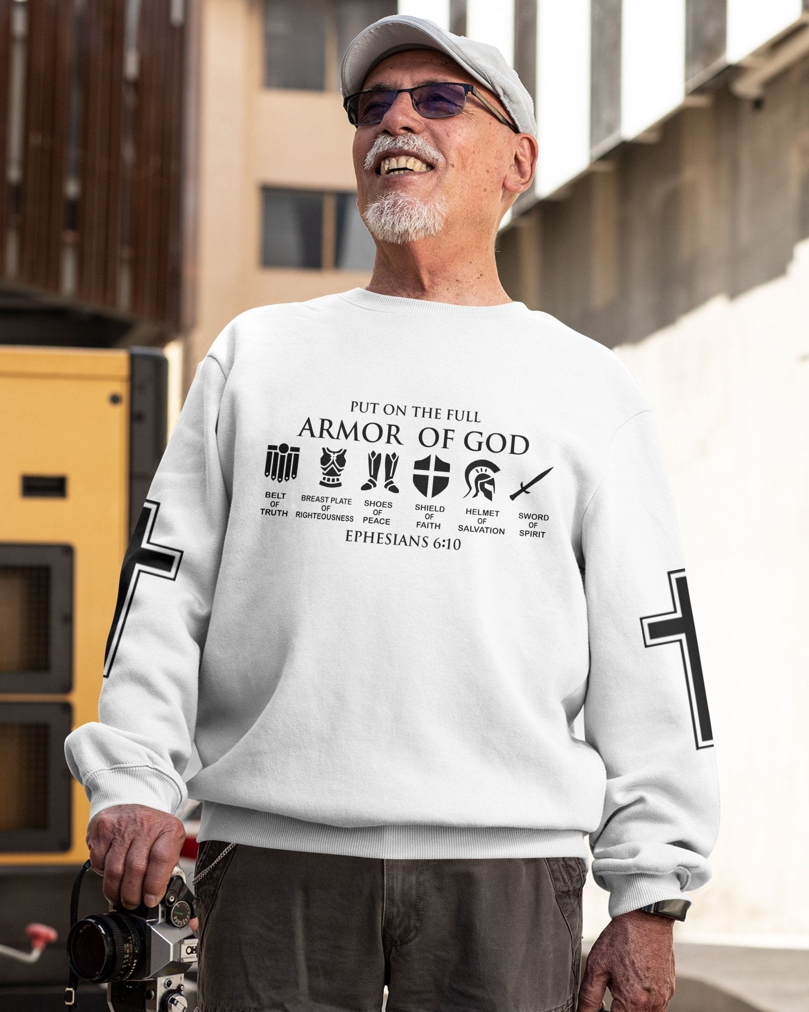 My Soul Is Protected By The Armor Of God All Over Print Sweater