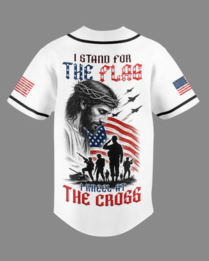 I Stand For The Flag I Kneel At The Cross Jersey
