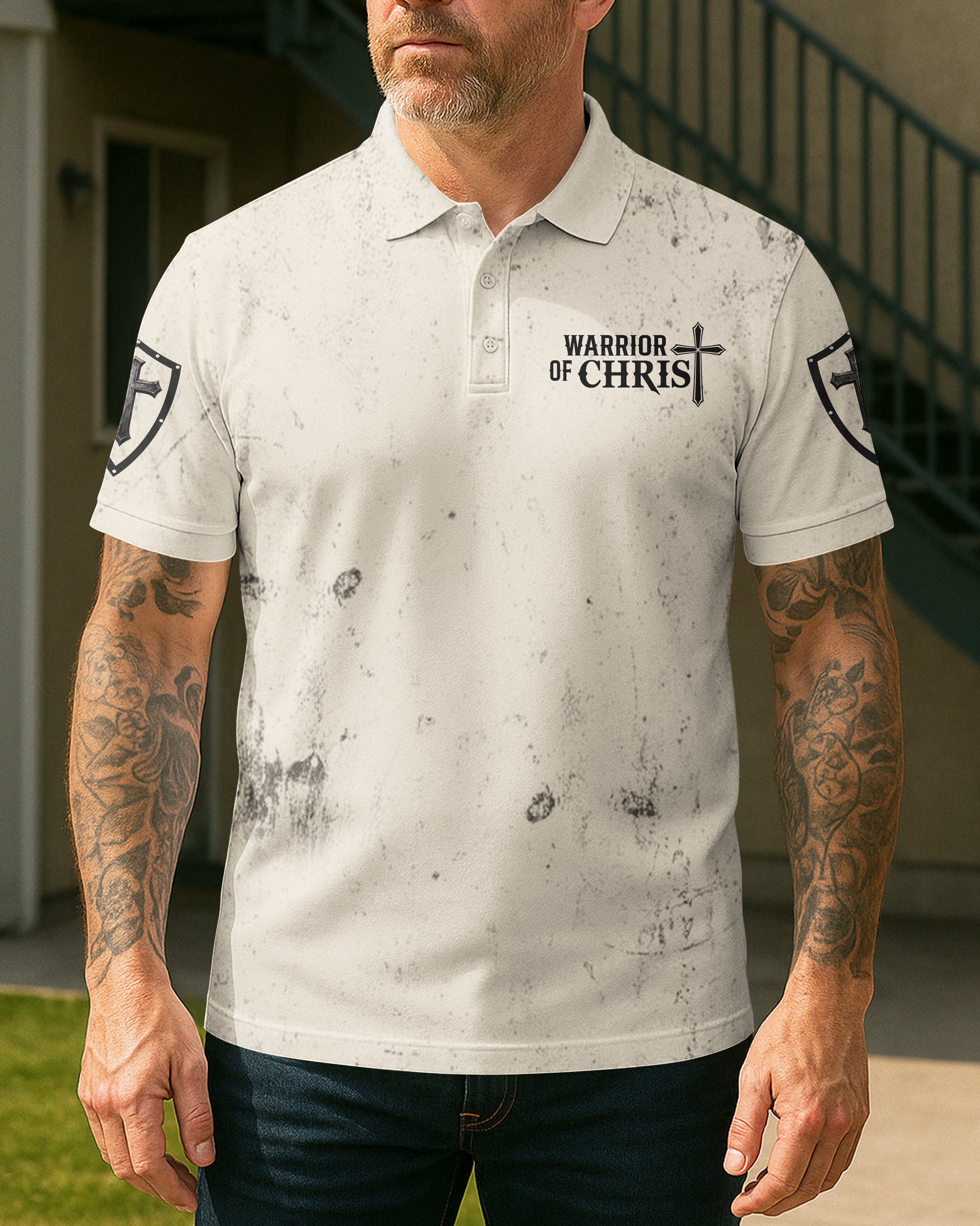 A Child Of God A Man Of Faith A Warrior Of Christ Shirt