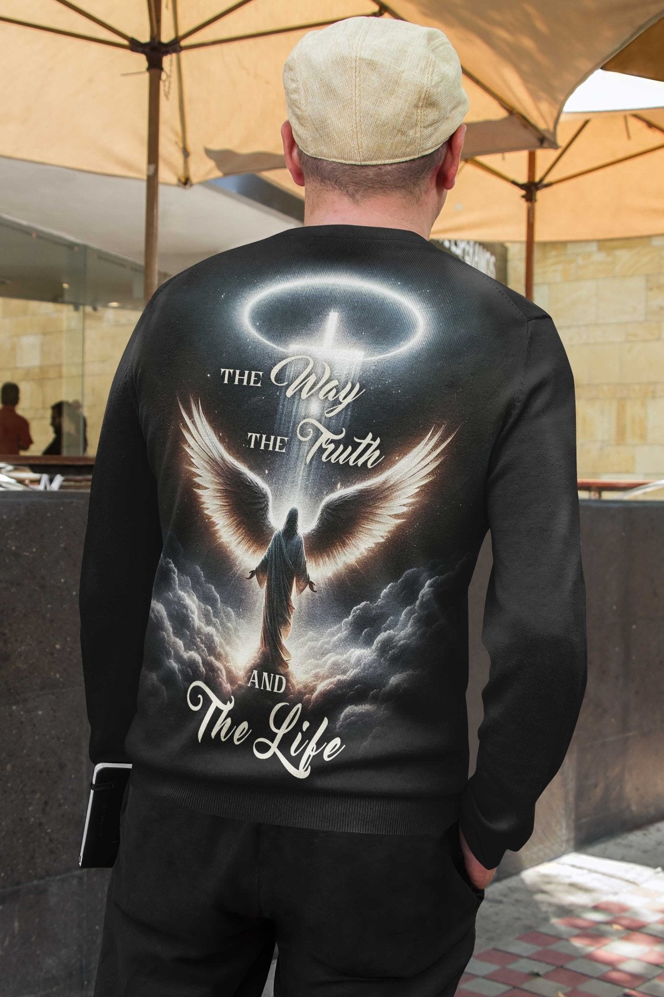 The Way The Truth And The Life All Over Print Sweater