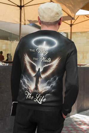 The Way The Truth And The Life All Over Print Sweater