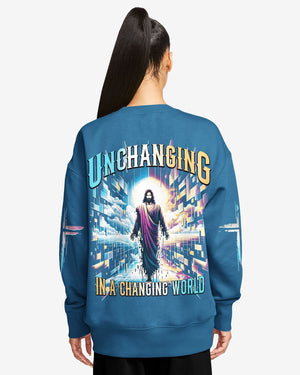 Unchanging In A Changing World All Over Print Sweater