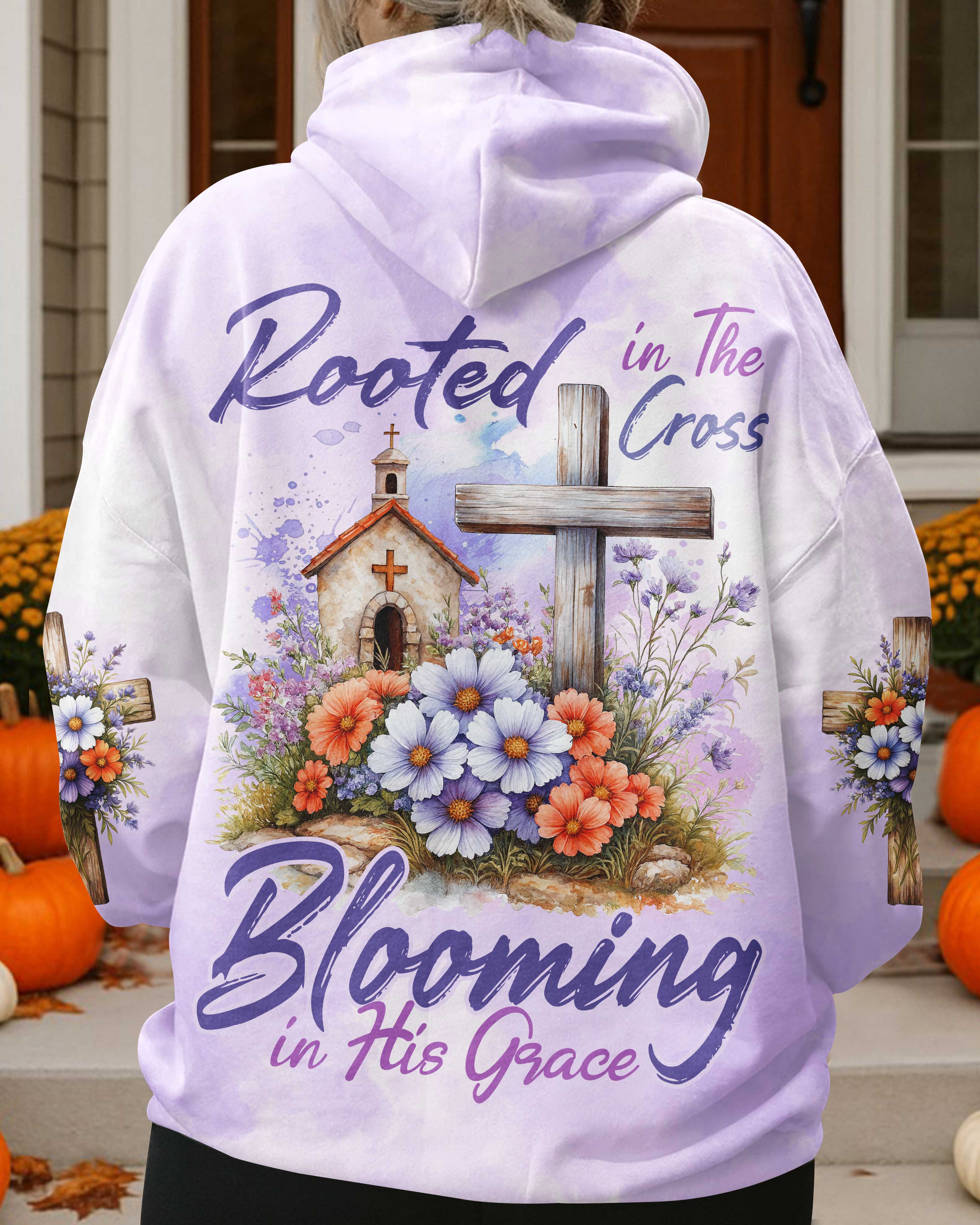 Rooted In The Cross Blooming In His Grace Shirt