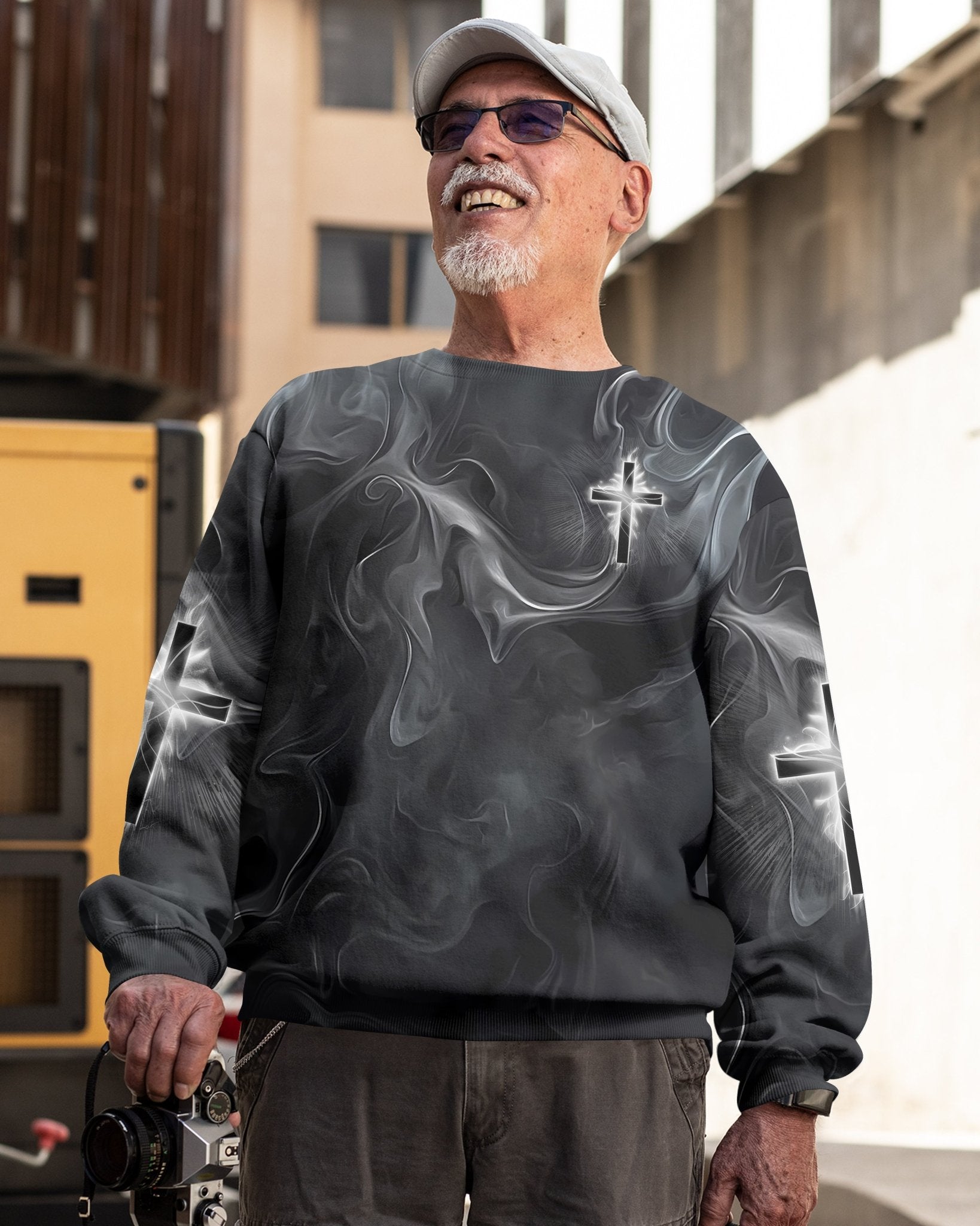 A Child Of God A Man Of Faith All Over Print Sweater