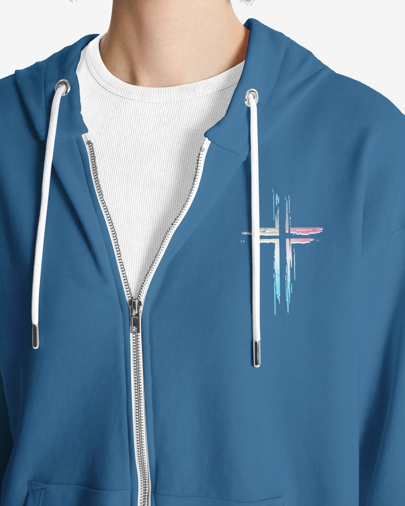 Unchanging In A Changing World All Over Print Zip Hoodie