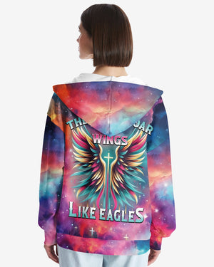 They Will Soar On Wings Like Eagles All Over Print Zip Hoodie