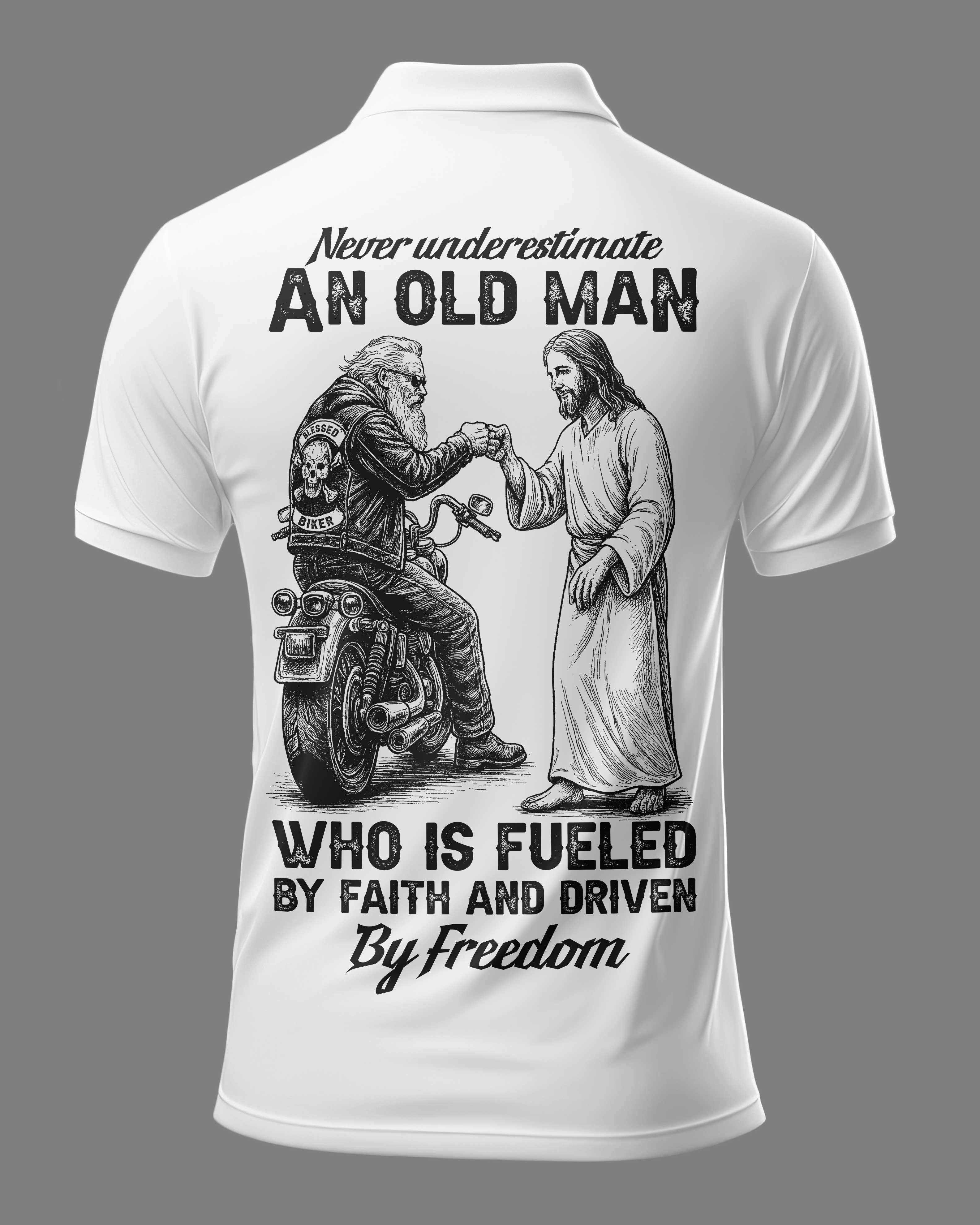 Never Underestimate All Over Print Polo