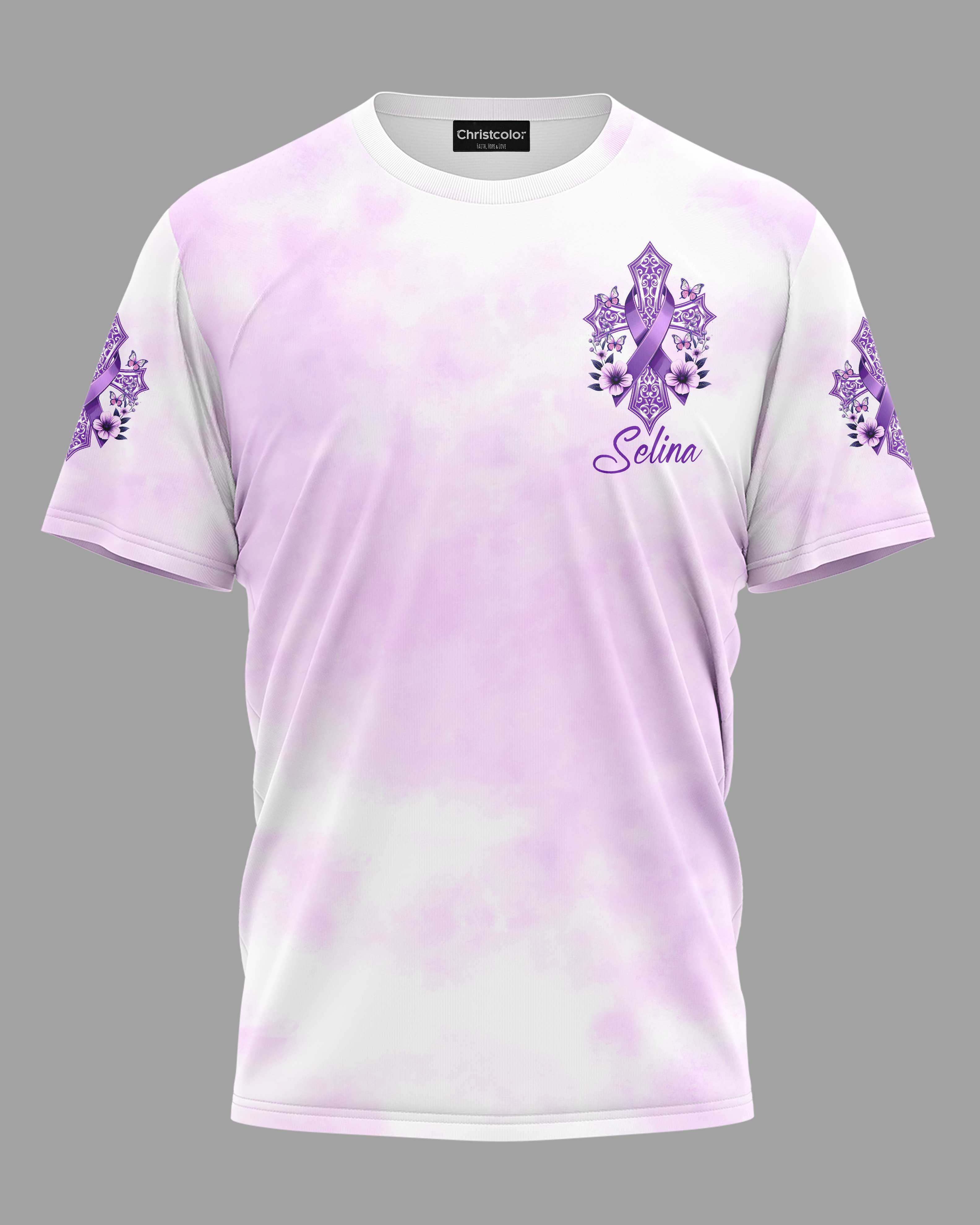 Let Your Faith Be Bigger Than Your Fear All Over Print T-Shirt