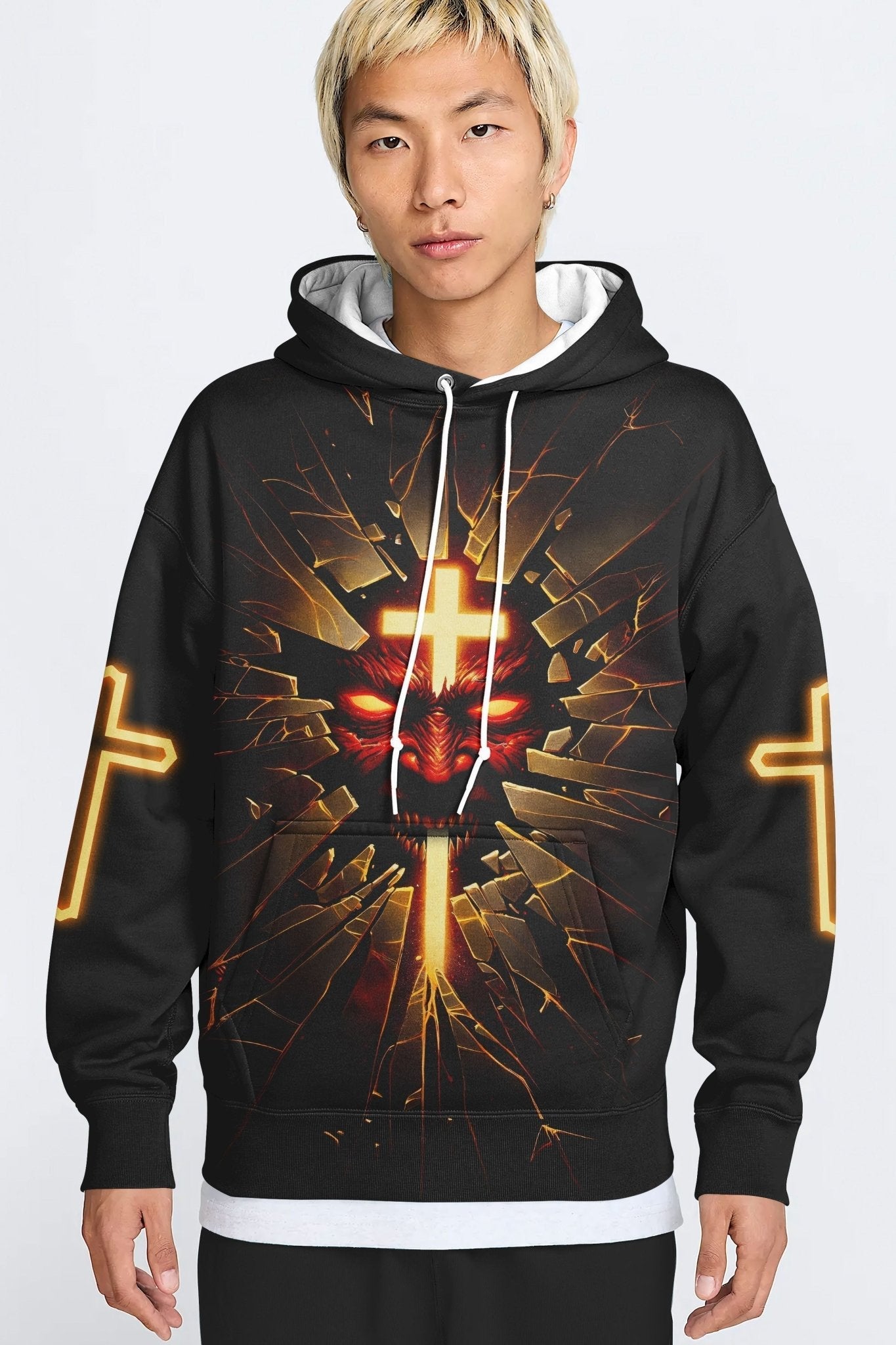 The Devil Is A Liar All Over Print Hoodie