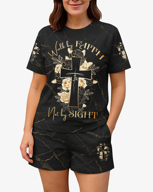 Walk By Sight All Over Print Summer Set