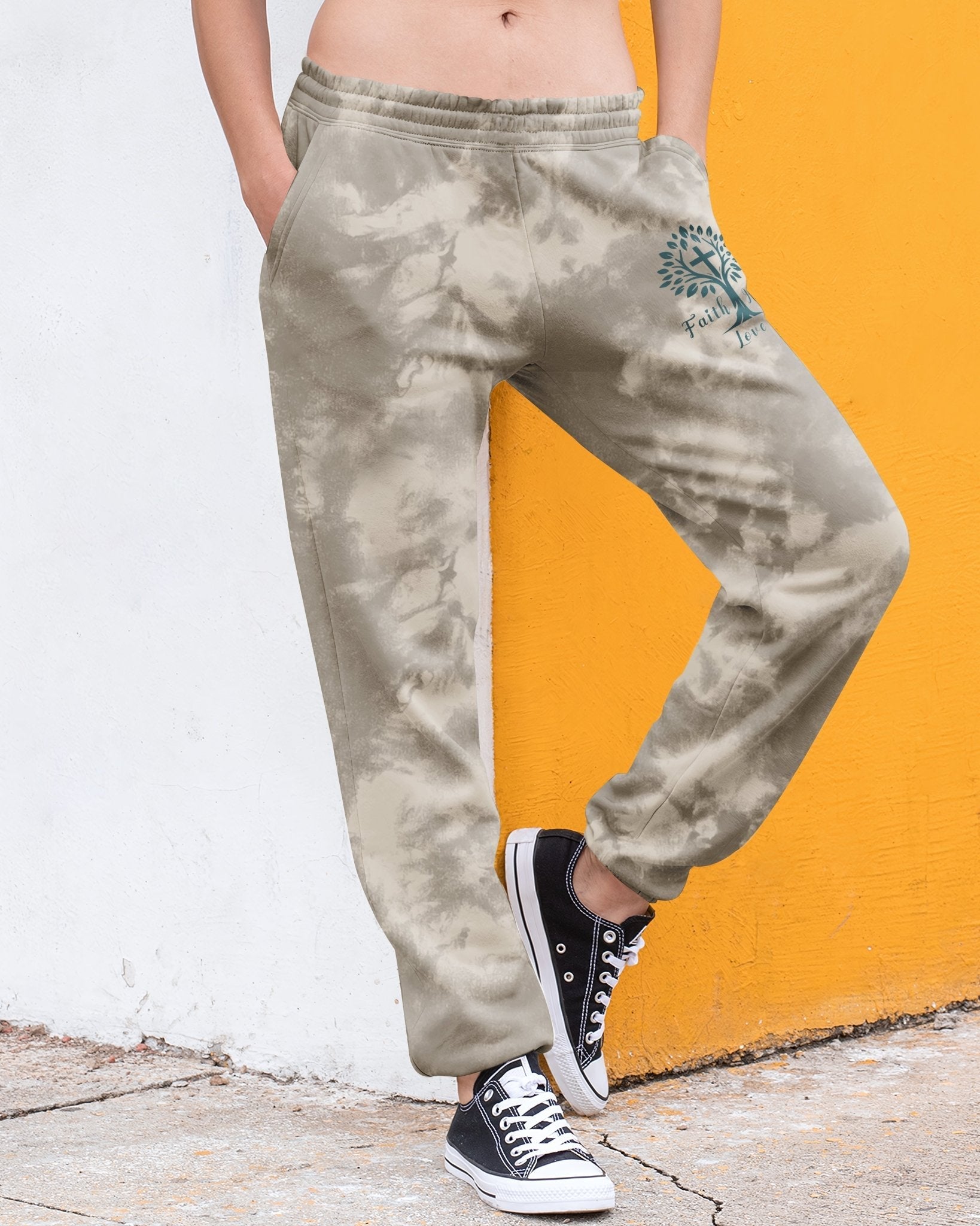 Rooted In Christ All Over Print Jogger Pants