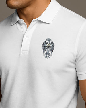 I Am A Simple Man I Like Motorcycles And Believe In Jesus Polo