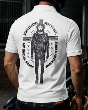 Ashes To Ashes Dust To Dust All Over Print Polo