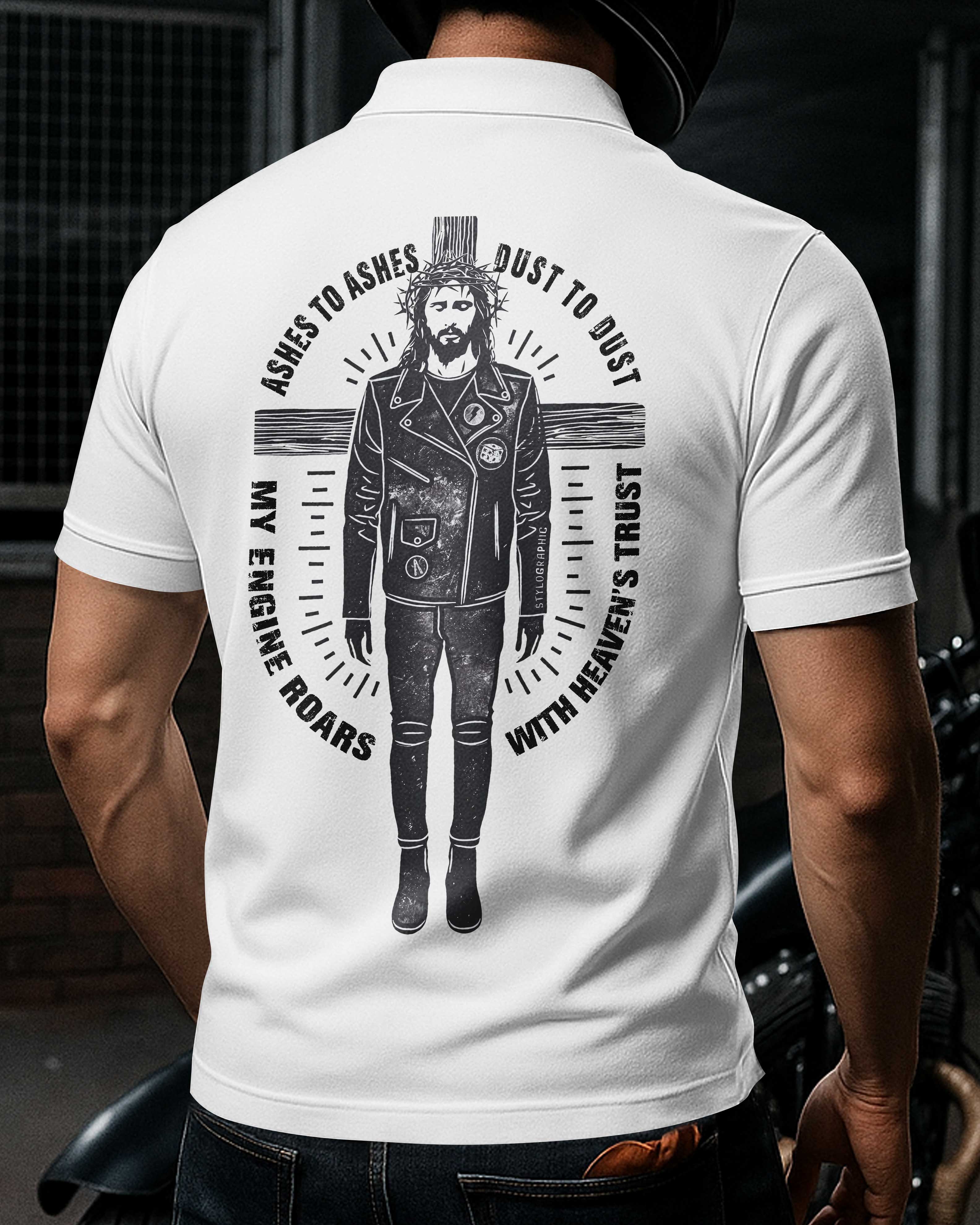 Ashes To Ashes Dust To Dust All Over Print Polo