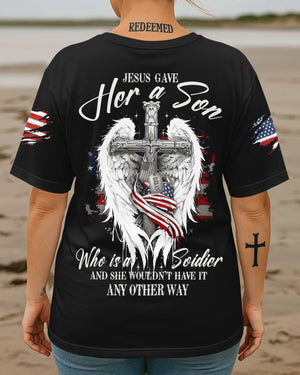 Jesus Gave Her A Son All Over Print T-Shirt
