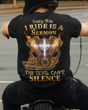 Every Mile I Ride All Over Print T-Shirt