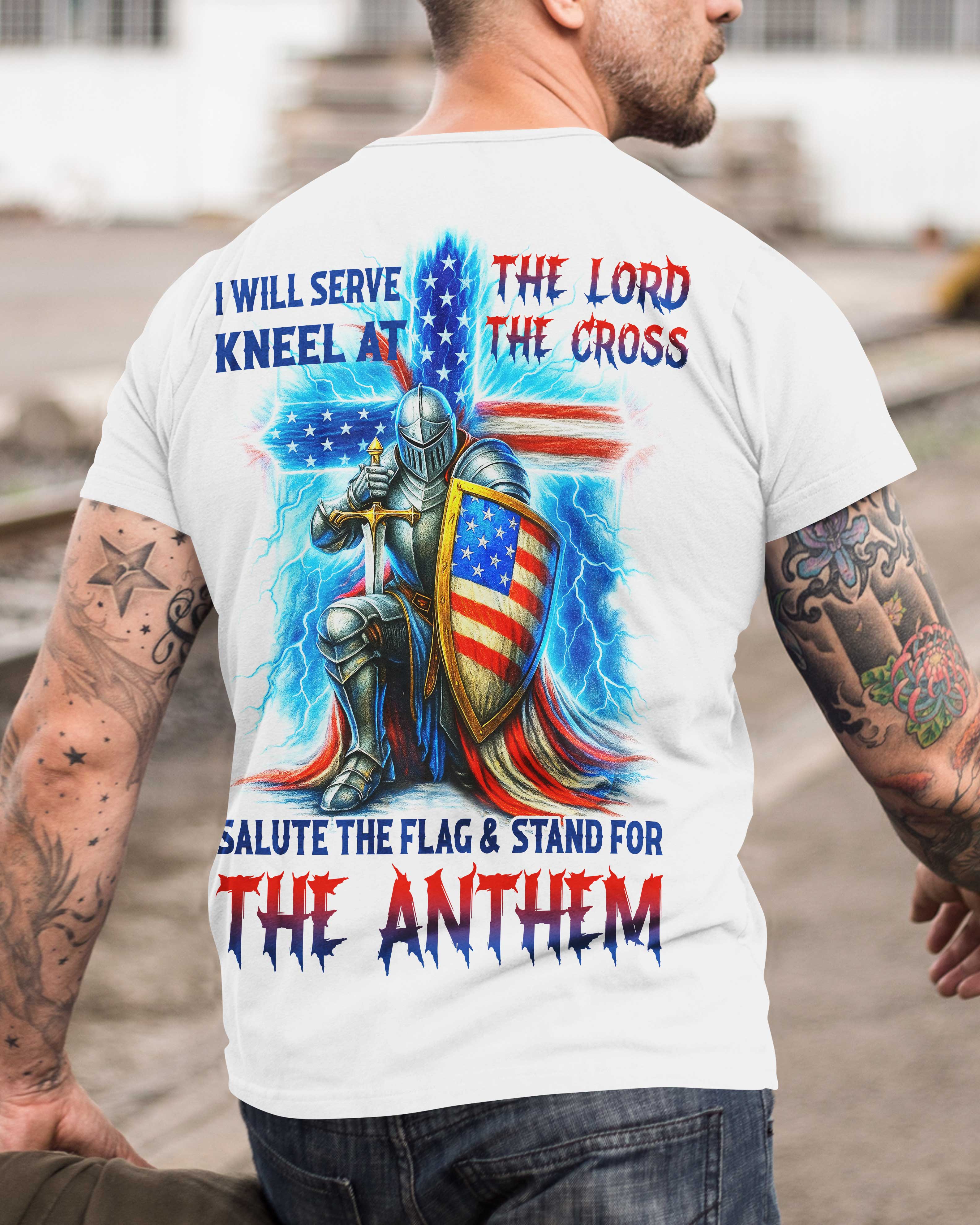 I Will Serve The Lord All Over Print T-Shirt