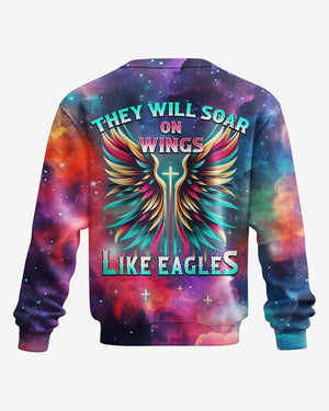 They Will Soar On Wings Like Eagles All Over Print Sweater