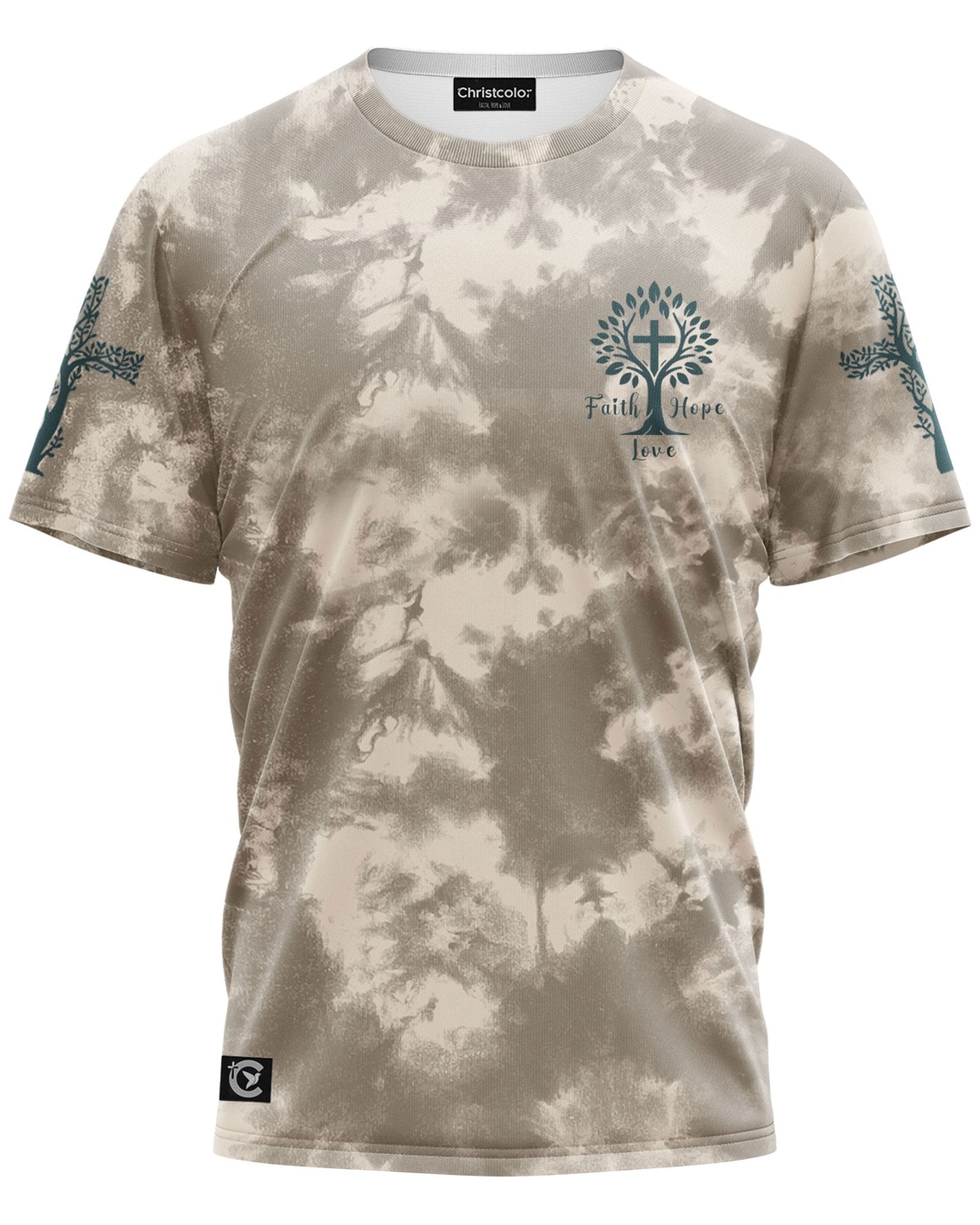 Rooted In Christ All Over Print T-shirt