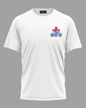 Red Ride And Blue All Over Print T-Shirt